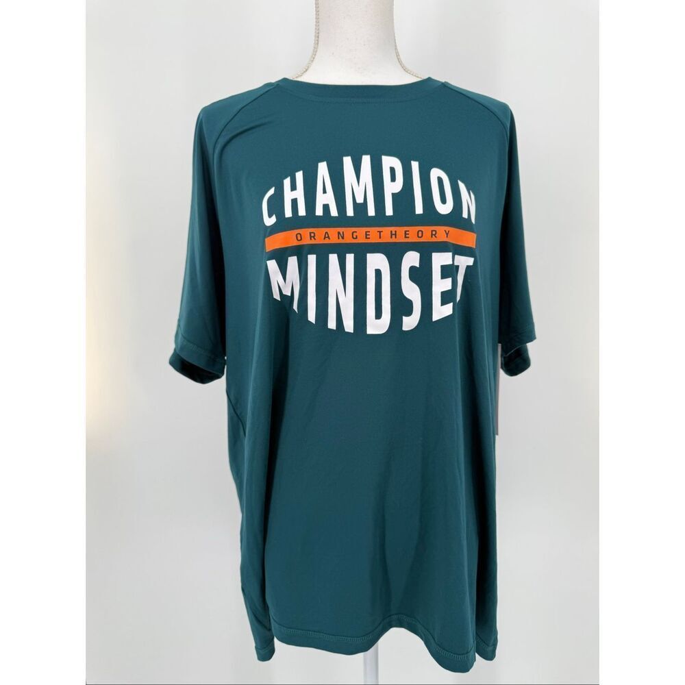 NWT Orange Theory Champion Mindset Teal T Shirt XXL
